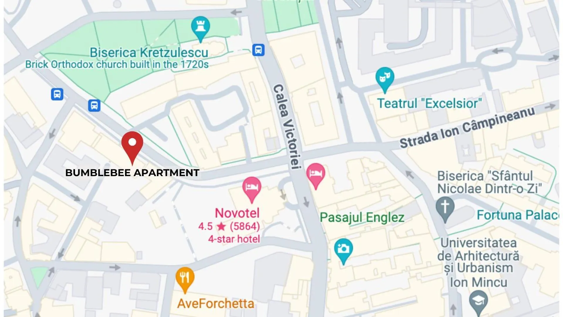 Bumblebee Apartment With Cozy Balcony Near Victoriei Avenue Bucarest